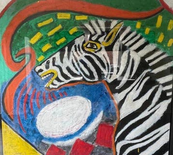 Robert M. Lambert (XX) - Zebra, Antiek en Kunst