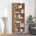 vidaXL buffetkast Artisan Eiken 69,5 x 32,5 x 180 cm Bewerkt, Minder dan 50 cm, Verzenden, Nieuw, Minder dan 100 cm