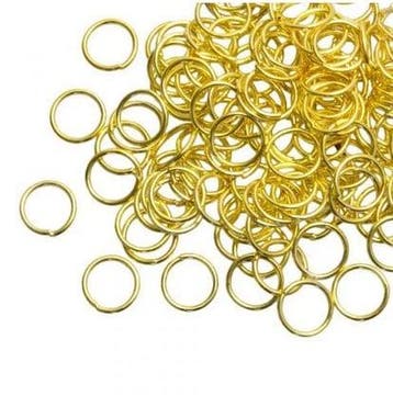 C.a. 100 x gouden buig sieraden buigringen of buigringetj..., Ophalen of Verzenden, Nieuw, Overige typen