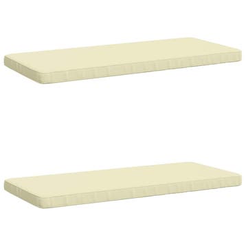 vidaXL 2-delige Bankkussens VUGHT 2 st 100% Polyester, Verzenden, Nieuw