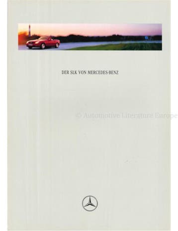 1996 MERCEDES BENZ SLK BROCHURE DUITS, Nieuw, Author