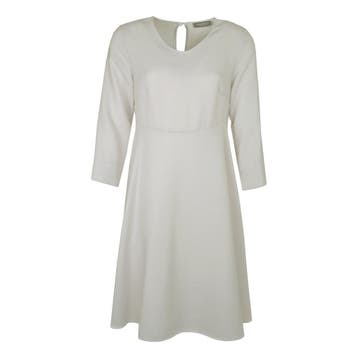 Twinset • licht beige wollen jurk • S, Kleding | Dames, Twinset, Verzenden, Beige, Nieuw