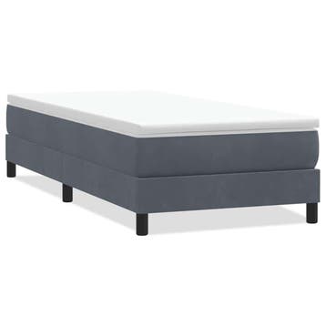 Design Bedframe Grijs | 34% Korting | Retoertje, 100 cm, Eenpersoons, Ophalen of Verzenden, Zo goed als nieuw