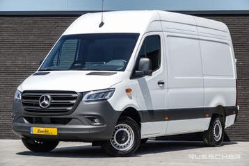 Zakelijke Lease |  Mercedes-Benz Sprinter L2H2 317Cdi 170Pk, Automaat, Stof, Gebruikt, Wit