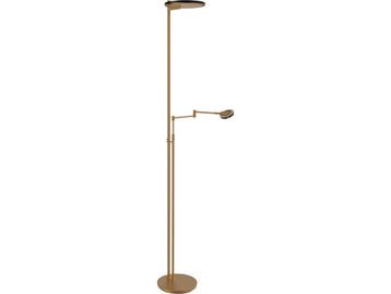 Steinhauer Turound - vloerlamp - 2 lichtpunten - brons - Ø, Verzenden, Nieuw