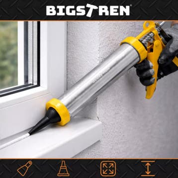 Bigstren Metalen siliconenpistool 600 ml met 5 nozzles en..., Ophalen of Verzenden, Nieuw