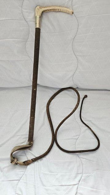 Antique English Hunting WhipMade by the prestigious London, Nieuw