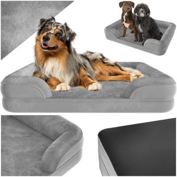 Orthopedisch hondenbed Kimba met hoge rand, Verzenden, Nieuw