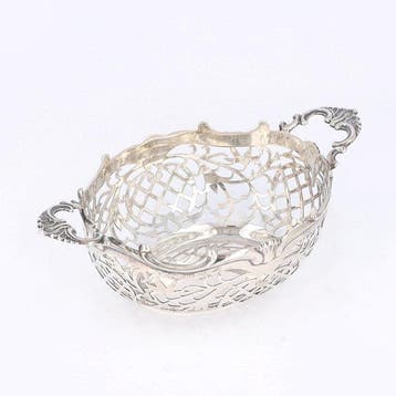 Zilverfabriek Voorschoten - Bonbon mand - .833 zilver