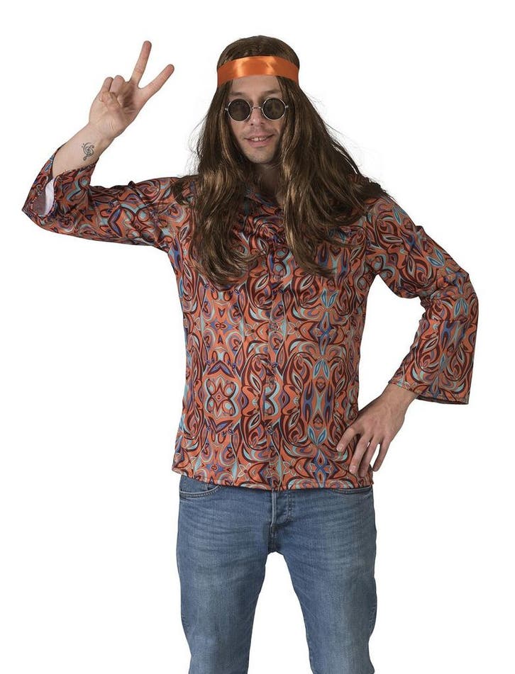 70s Hippie Blouse Orlando, Kleding | Heren, Carnavalskleding en Feestkleding, Nieuw, Ophalen of Verzenden