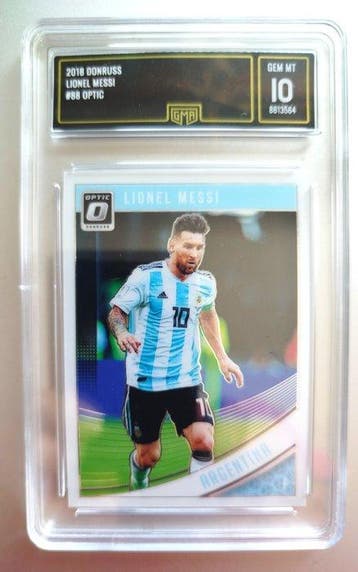 2018 Panini Donruss Lionel Messi #88 Argentina - GMA 10 GEM, Nieuw