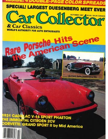 1987 CAR COLLECTOR AND CAR CLASSICS MAGAZINE 10 ENGELS, Nieuw, Author