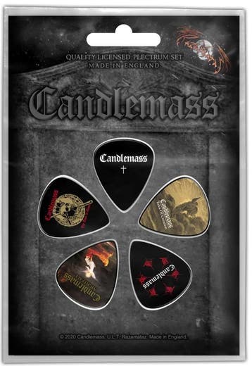 Candlemass - Gravestone - Plectrums officiële merchandise, Verzamelen, Muziek, Artiesten en Beroemdheden, Ophalen of Verzenden