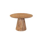 Mangohouten Eettafel Mick Rond 110 cm, Verzenden, Rond, Nieuw, Industriële meubels