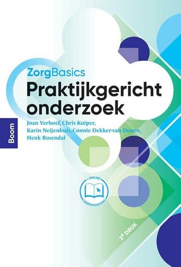 ZorgBasics Praktijkgericht onderzoek, 9789024453139, Boeken, Verzenden, Zo goed als nieuw, HBO