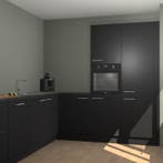 Zwarte keuken Portland 78667, Verzenden, Nieuw