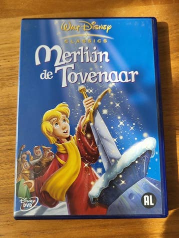 DVD - Merlijn De Tovenaar, Gebruikt, Tekenfilm, Verzenden, Alle leeftijden