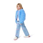 Meisjes jeans wide leg 116, Ophalen of Verzenden, Nieuw, Meisje, Broek