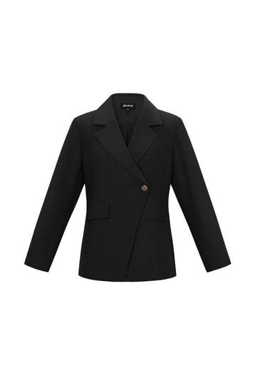 Gekruiste blazer - Zwart / M, Verzenden, Nieuw