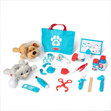 Melissa &amp; Doug Dierenarts speelset - 24-delig -, Ophalen of Verzenden, Zo goed als nieuw