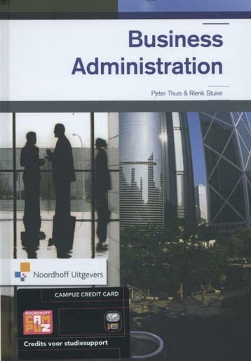 dropship Business administration / Vast Boek / Noordhoff, Boeken, Verzenden, Zo goed als nieuw, Peter Thuis