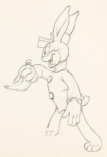 Walt Disney - Ambulancechauffeur animatie tekening - Toby, Nieuw