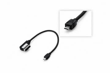 Kabel voor Micro USB-aansluiting voor Audi AMI, Volkswagen, Auto-onderdelen, Ophalen of Verzenden, Nieuw, Audi