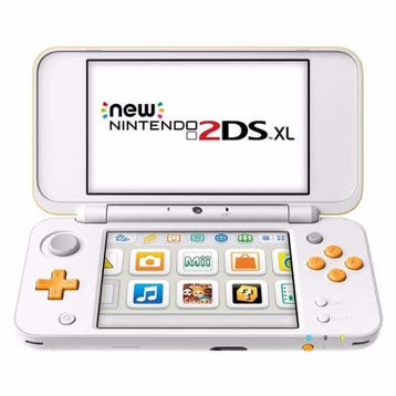 New Nintendo 2DS XL Wit/Oranje (Nette Staat), Spelcomputers en Games, Ophalen of Verzenden, Zo goed als nieuw