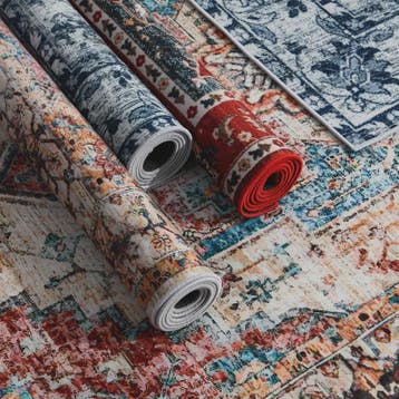 Vintage Perzisch/Turks Vloerkleed - Retro Ethnic Design voor, Antiek en Kunst, Antiek | Kleden en Textiel, Verzenden