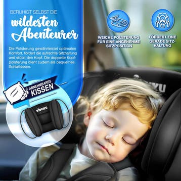 Autostoel - Autostoeltje - 9-36 kg - 1-12 jaar - Zwart - KID, Kinderen en Baby's, Autostoeltjes, Verzenden, Zo goed als nieuw
