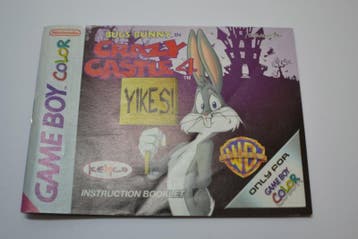 Bugs Bunny in Crazy Castle (GBC EUR MANUAL), Verzenden, Zo goed als nieuw
