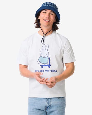 HEMA Nijntje T-shirt voor volwassenen they see me rolling, Verzenden, Nieuw, Wit