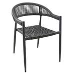 Stoel | VOLGA | Aluminium Rotan/Aluminium | Grey |, Verzenden, Nieuw in verpakking