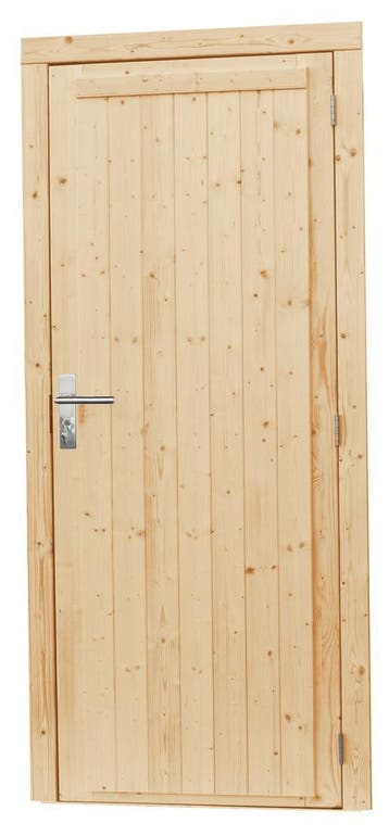Vuren enkele dichte deur incl. kozijn 90 x 201 cm, Ophalen, Nieuw