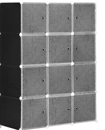 Modulaire kunststof kast met 12 kubussen, Verzenden, Nieuw