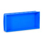 Magazijnbak kunststof met etikethouder stapelbaar, Ophalen of Verzenden