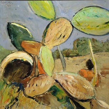 Napoleone Sanciati (1897-?) - Paesaggio Mediterraneo con, Antiek en Kunst