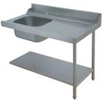 Aanvoertafel (Rechts) | RVS | 1 Spoelbak (Links) |, Verzenden, Nieuw in verpakking