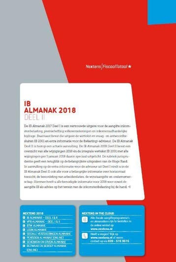 Nextens IB Almanak 2018 2 9789035249776 P.M.F. van Loon, Verzenden, Gelezen, P.M.F. van Loon