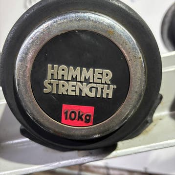 Hammer Strength Dumbell Set Incl Rek, Ophalen of Verzenden, Nieuw, Overige typen