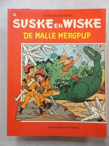 Suske en Wiske 143 - De Malle Mergpijp - met sticker, Nieuw