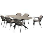Manitoba Prado dining tuinset 240x105xH75 cm 7 delig, Ophalen of Verzenden, Nieuw