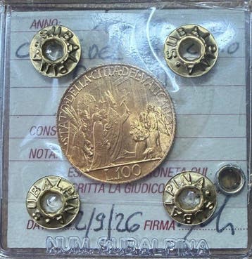Vaticaan. Pio XII. 100 Lire 1950 Giubileo
