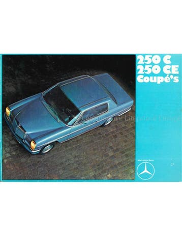 1970 MERCEDES BENZ E KLASSE COUPE BROCHURE NEDERLANDS, Boeken, Nieuw, Author