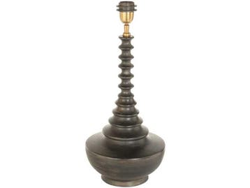 Anne Lighting Bois - Tafellamp - Dimbaar - Zwart - Hout -, Huis en Inrichting, Lampen | Tafellampen, Verzenden, Nieuw