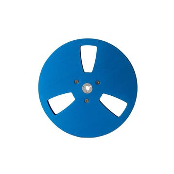Retroreels Bandrecorder Spoel 18cm | Aluminium Blauw, Verzenden