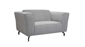 Wolvega Fauteuil - fauteuils - Zilver, Huis en Inrichting, Stoelen, Nieuw, Stof