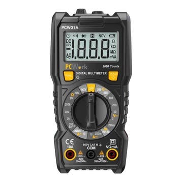 Digitale multimete-2000 COUNTS-CAT III 600V *OPHEFFING*, Ophalen of Verzenden, Nieuw, Multimeter