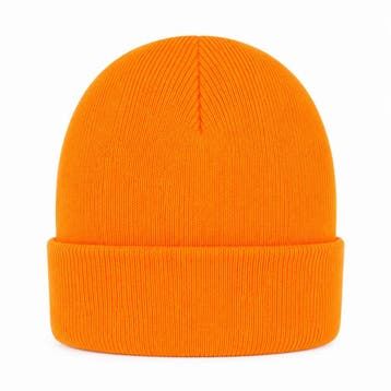 Beanie Muts - Effen - Oranje, Nieuw