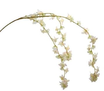 Bloesem tak kersenbloesem cherry blossom spray ivory light, Ophalen of Verzenden, Nieuw